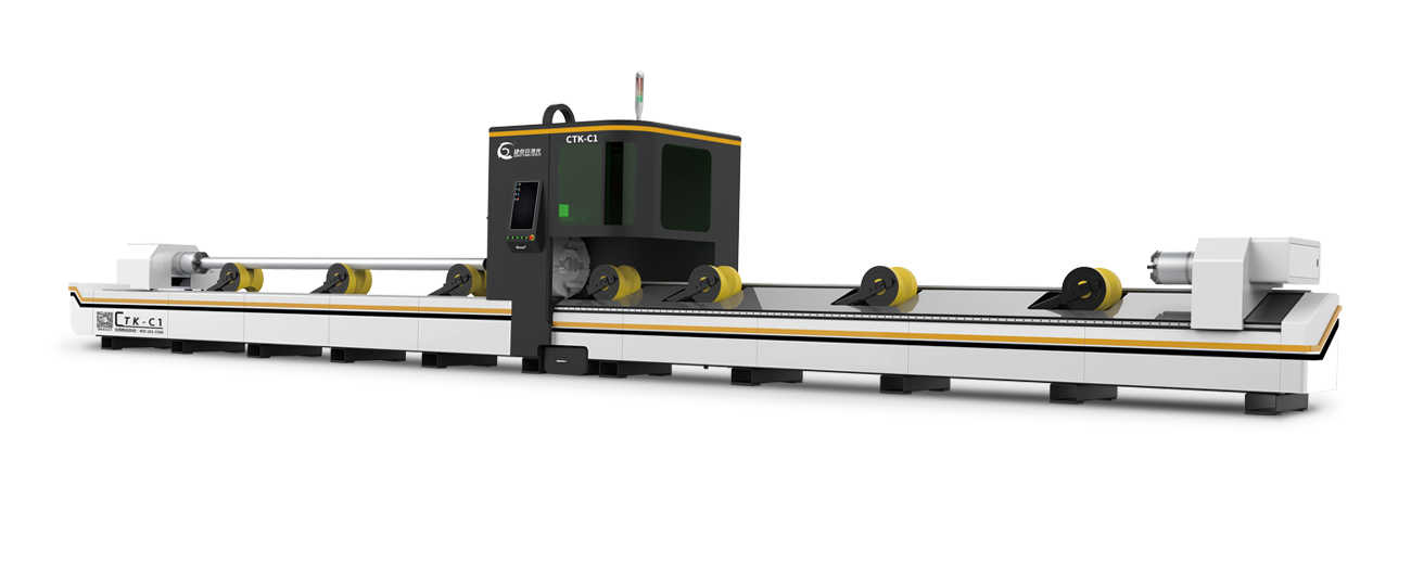 全自動(dòng)三卡盤(pán)激光切管機(jī) 全自動(dòng)三卡盤(pán)激光切管機(jī)